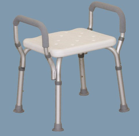 Shower Chair with Arms and No Back