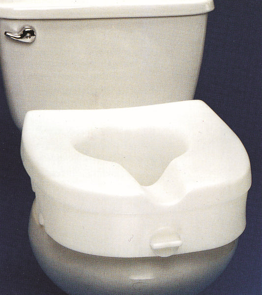 Raised Deluxe Toilet Seat with Lock