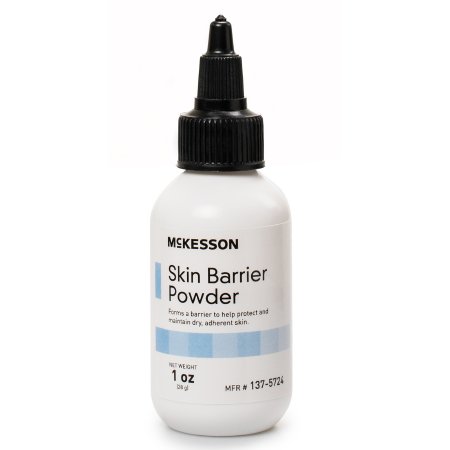 McKesson Ostomy Barrier Powder 1 oz. Puff Bottle, Protective Skin Barrier