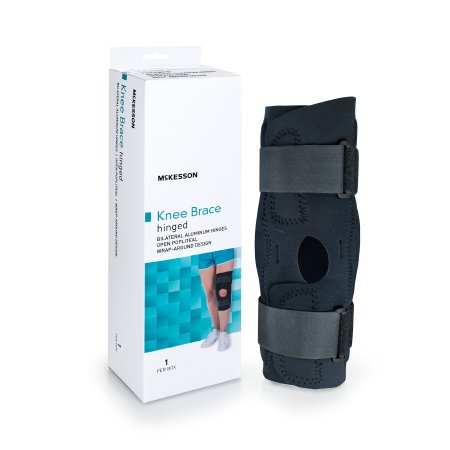 McKesson Knee Brace Wraparound / Hook and Loop Strap Closure with D-Rings