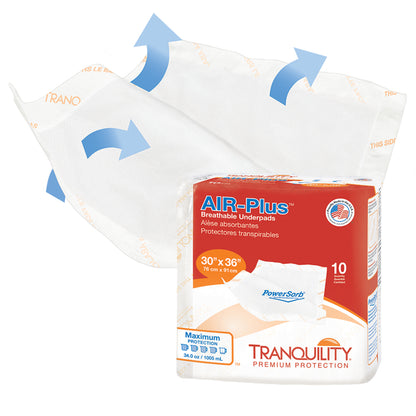 Tranquility® AIR-Plus™ Breathable Underpads