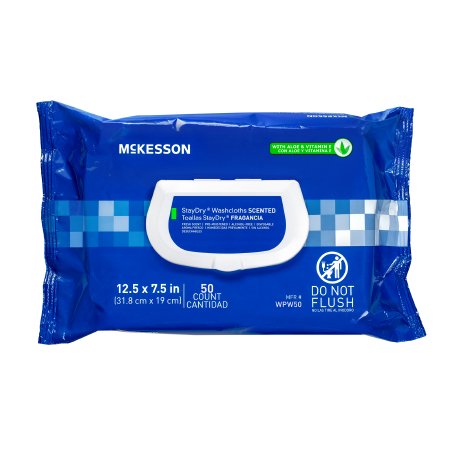 McKesson Scented StayDry® Personal Cleansing Wipes