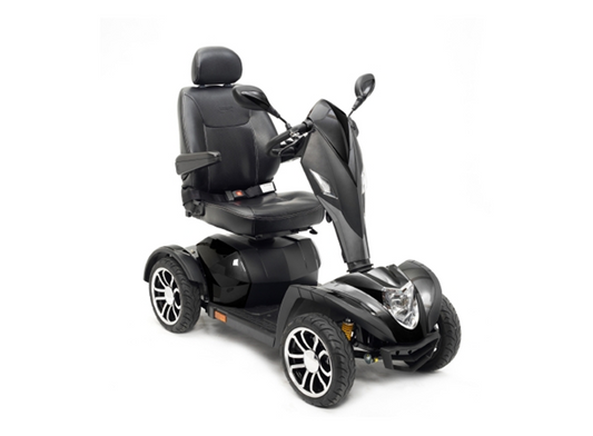 Drive Medical Four-Wheel Electric Scooter Cobra GT4 450 lbs. Weight Capacity Black