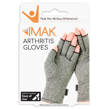 Arthritis Glove IMAK® Compression Open Finger Over-the-Wrist Length Hand Specific Pair Cotton / Lycra®