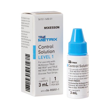 McKesson TRUE METRIX® Blood Glucose Control Solution 3 mL Level 1