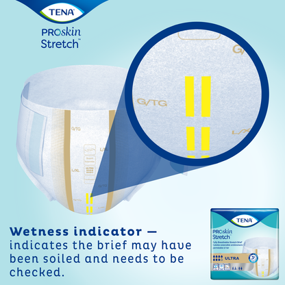Unisex Adult Incontinence Brief TENA ProSkin Stretch™ Ultra
