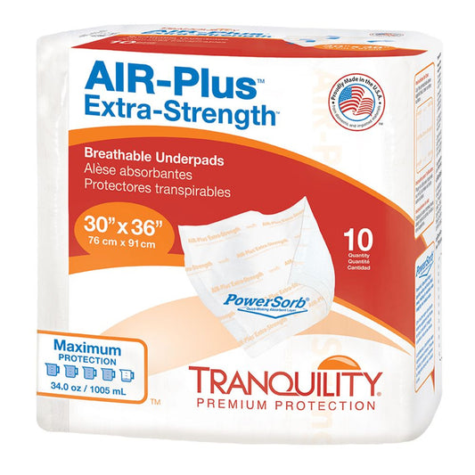 Tranquility® AIR-Plus™ Extra-Strength Breathable Underpads