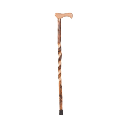 Brazos Free-Form Hickory Walking Cane - 37 Inch Height