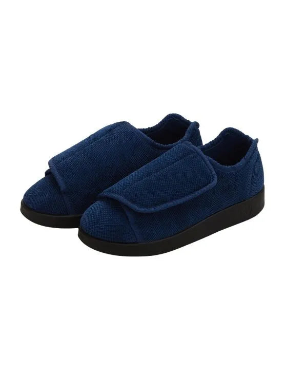Womens Extra Extra Wide Easy Closure Slippers